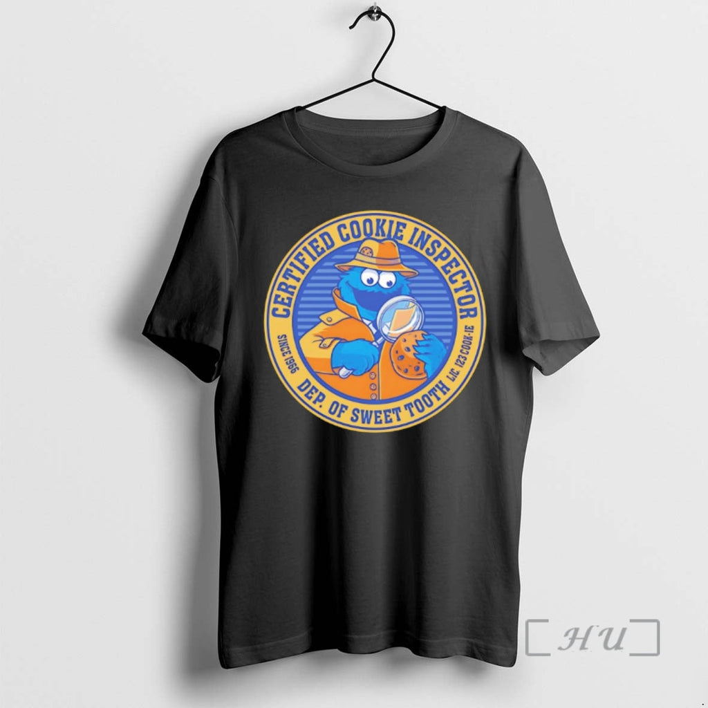 Officials Cookie Monster Certified Cookie Inspector Dep Sweet Tooth Since 1966 T-Shirts, Hoodie, Sweatshirt