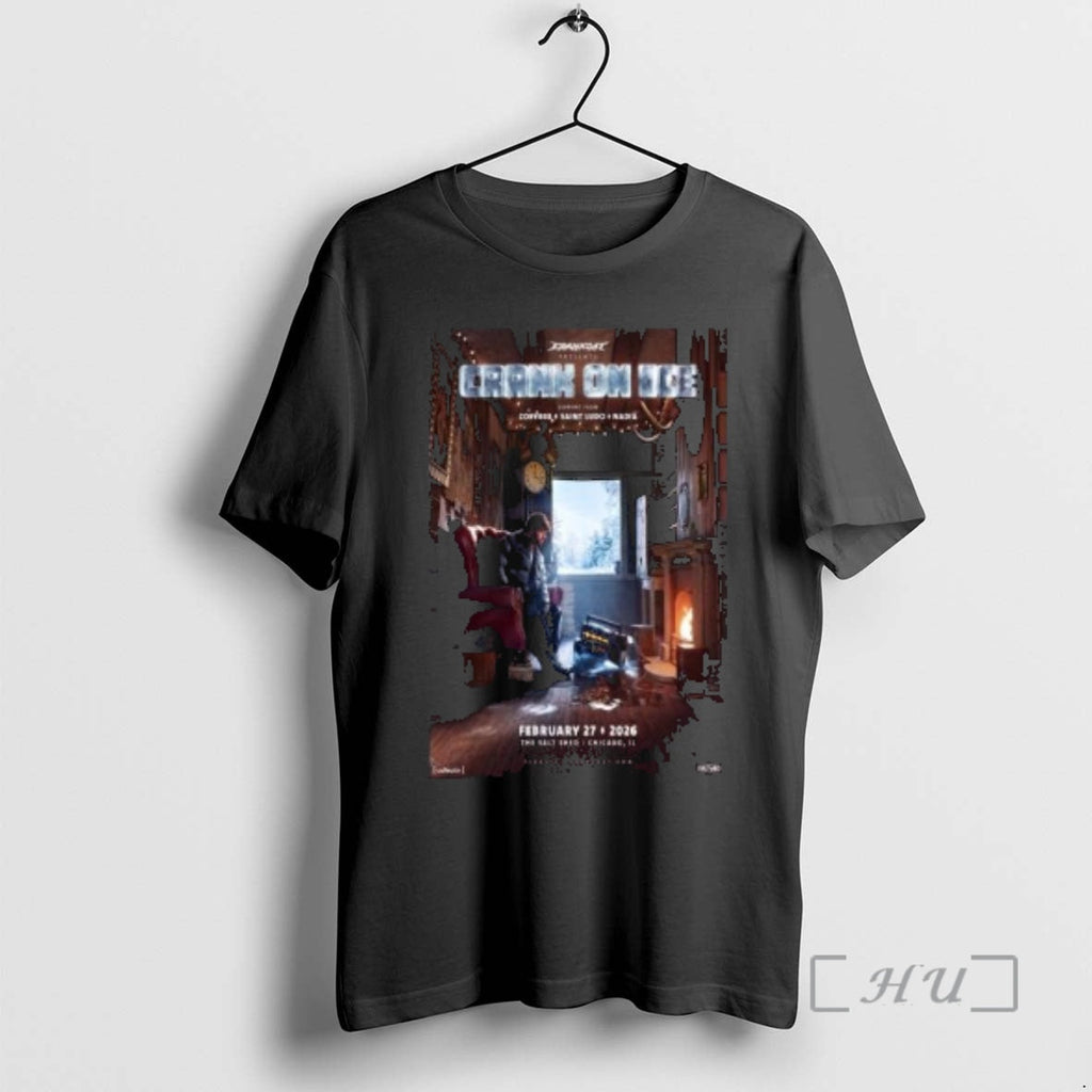 Officials Crankdat Ice February 27th 2026 Chicago Tour Circle Black T-Shirts, Hoodie, Sweatshirt