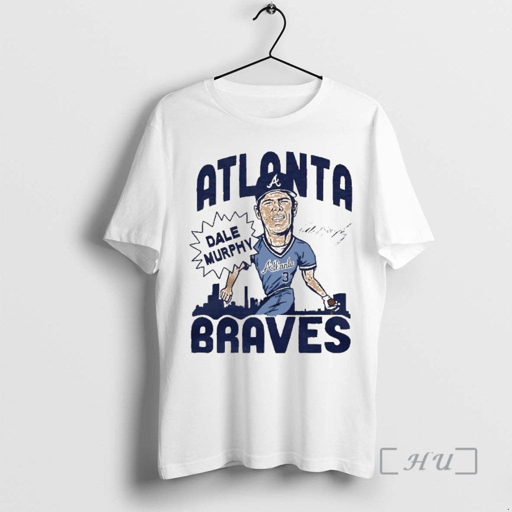 Officials Dale Murphy Swing Atlanta Braves Superstar Caricature Signature T-Shirts, Hoodie, Sweatshirt