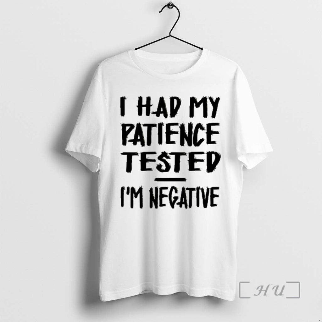 Officials Dallas Cowboys I Had My Patience Tested Im Negative T-Shirts, Hoodie, Sweatshirt