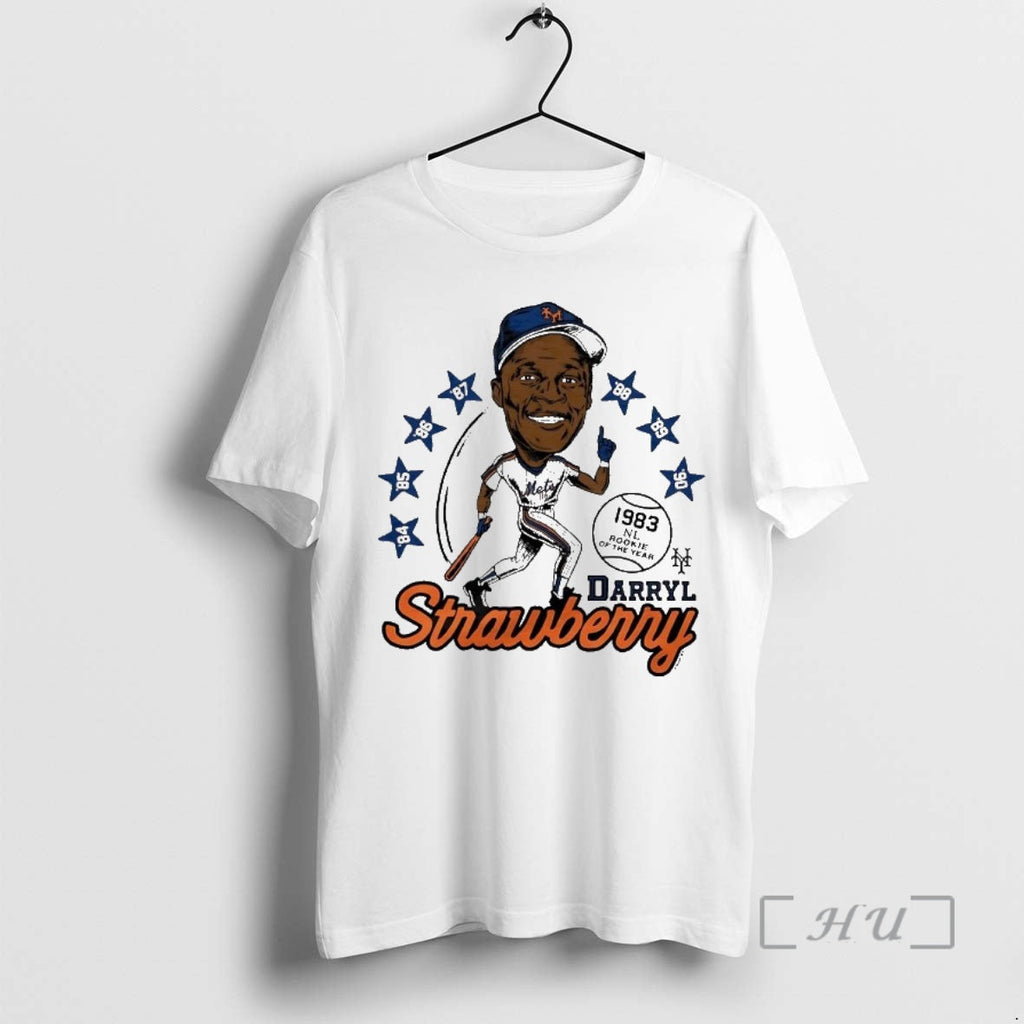 Officials Darryl Strawberry New York Mets Superstar Caricature T-Shirts, Hoodie, Sweatshirt