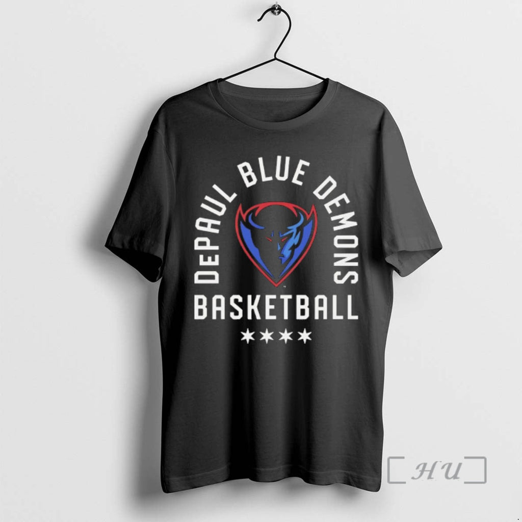 Officials Depaul Blue Demons Basketball Arc Logo T-Shirts, Hoodie, Sweatshirt