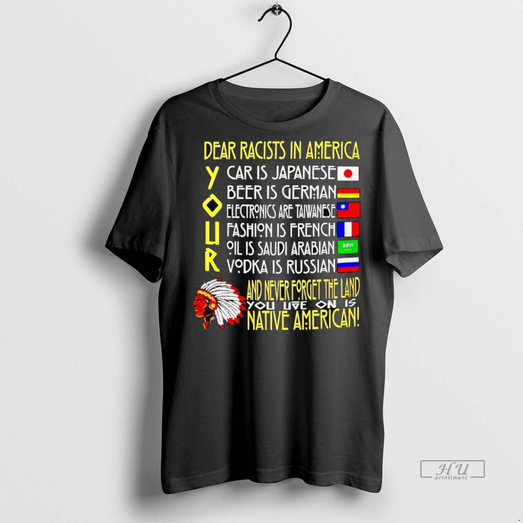 Officials Dear Racists America Never Forget Land Native American Tee Sweater (1)