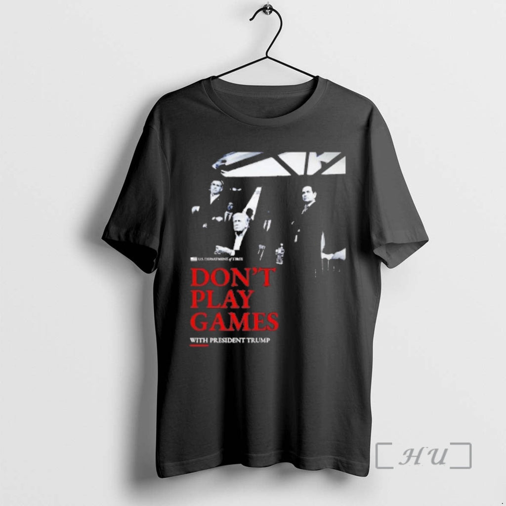 Officials Dont Play Games President Trump T-Shirts, Hoodie, Sweatshirt