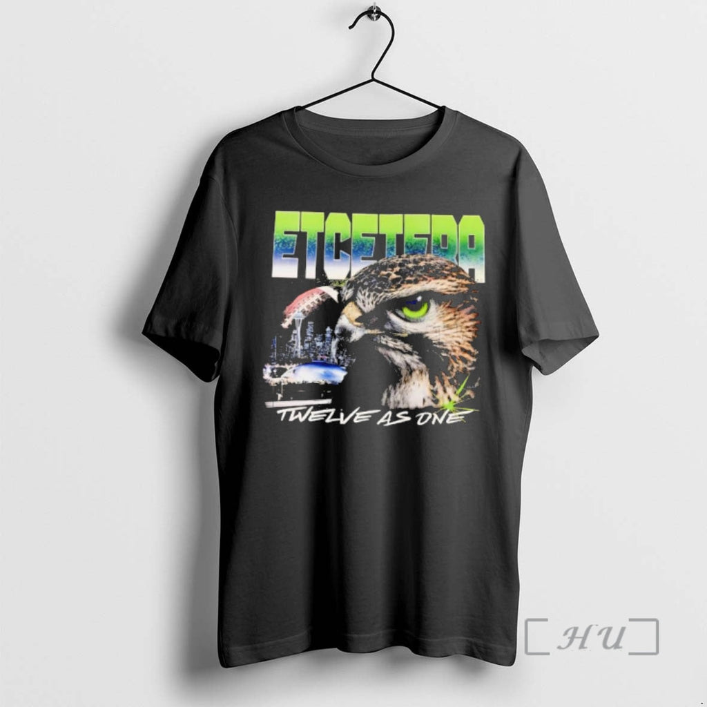 Officials Etcetera Hawk Bird Seattle Skyline Twelve As One Sports T-Shirts, Hoodie, Sweatshirt