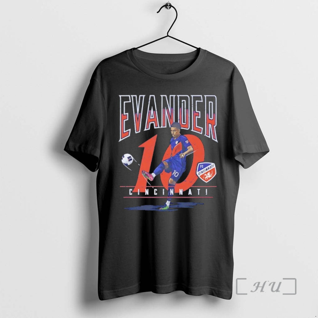 Officials Evander 10 Fc Cincinnati Player Vintage T-Shirts, Hoodie, Sweatshirt
