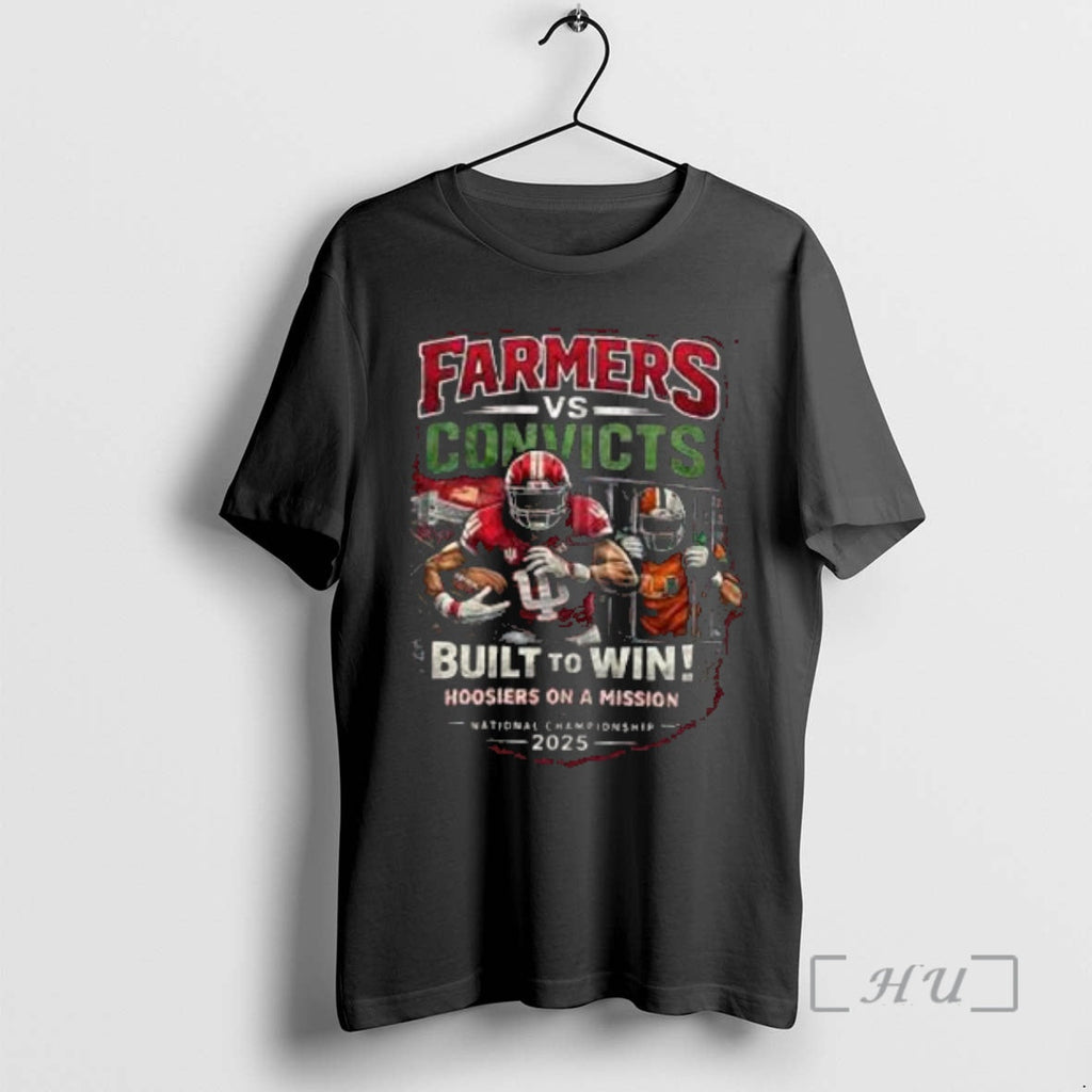 Officials Farmers Vs Convicts Built Win T-Shirts, Hoodie, Sweatshirt