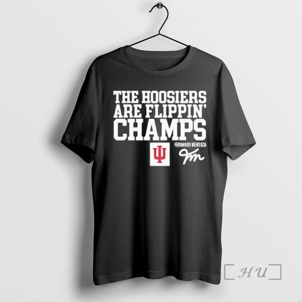 Officials Fernando Hoosiers Are Flippin Champs T-Shirts, Hoodie, Sweatshirt
