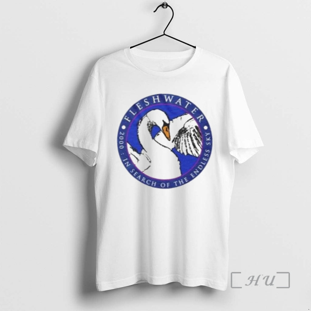 Officials Fleshwater Swan Circle White T-Shirts, Hoodie, Sweatshirt