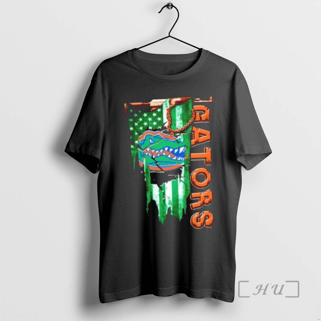 Officials Florida Gators Football Battle Shattered Usa Flag Rip T-Shirts, Hoodie, Sweatshirt