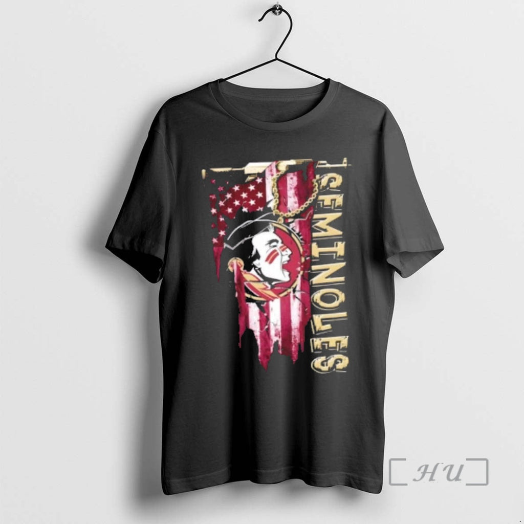 Officials Florida State Seminoles Football Battle Shattered Usa Flag Rip T-Shirts, Hoodie, Sweatshirt