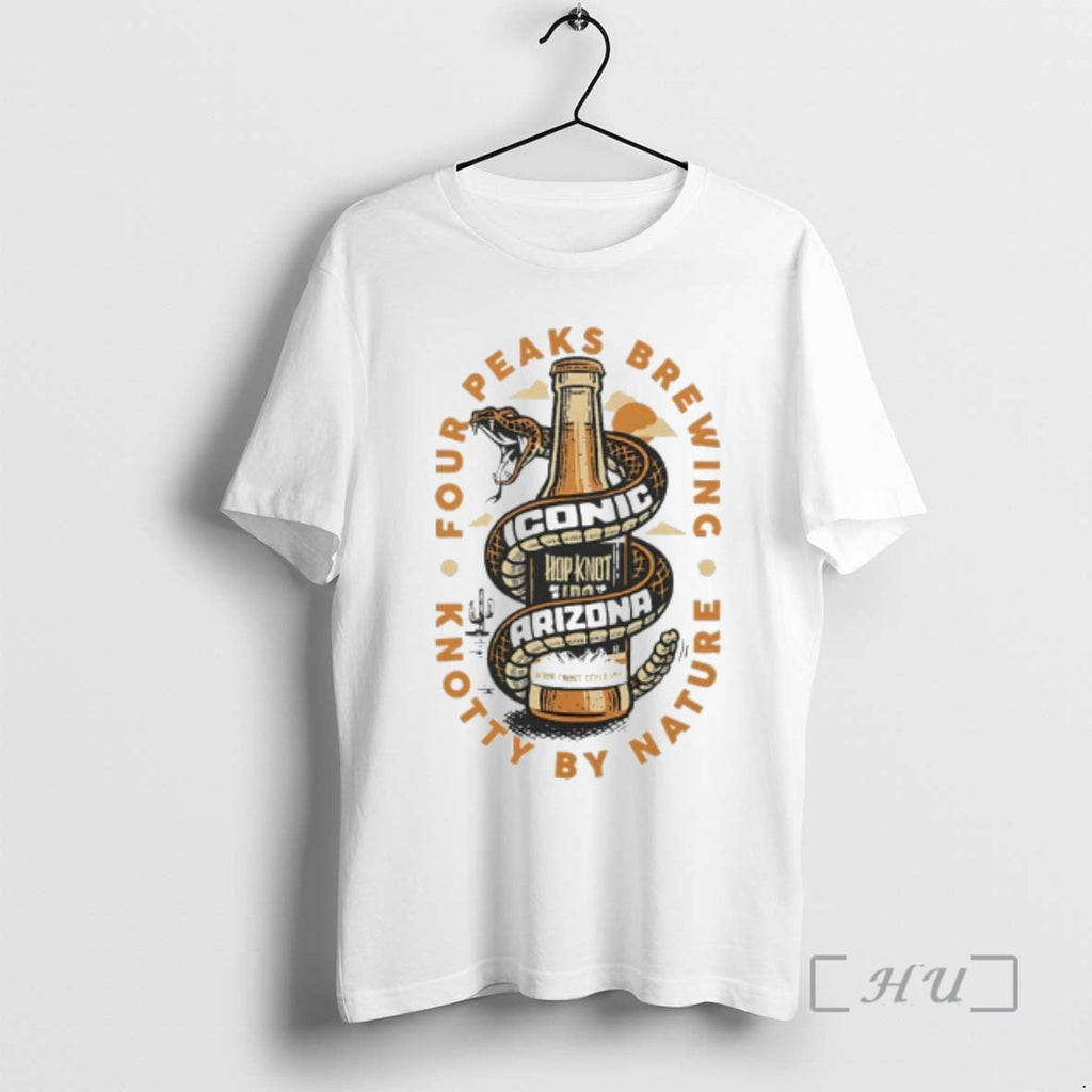 Officials Four Peaks Brewing Company Iconic Arizona Rattlesnake Knotty Nature T-Shirts, Hoodie, Sweatshirt
