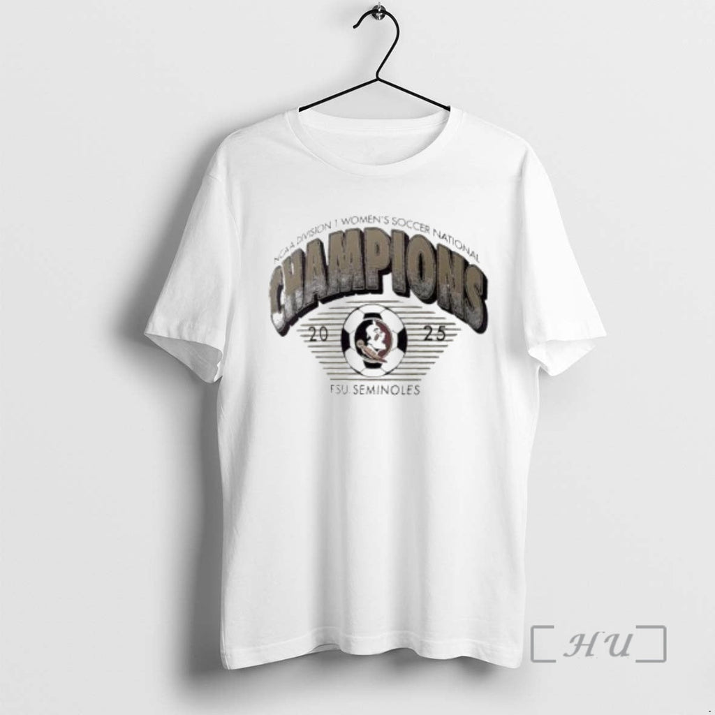Officials Fsu Seminoles Ncaa Division I Soccer National Champions 2025 Circle White T-Shirts, Hoodie, Sweatshirt