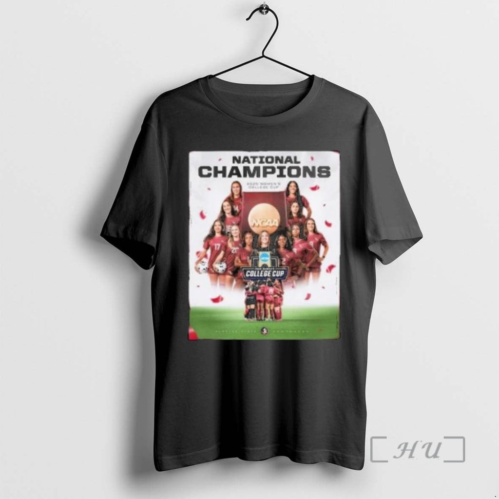 Officials Fsu Soccer Ncaa College Cup 2025 National Champions Circle Black T-Shirts, Hoodie, Sweatshirt