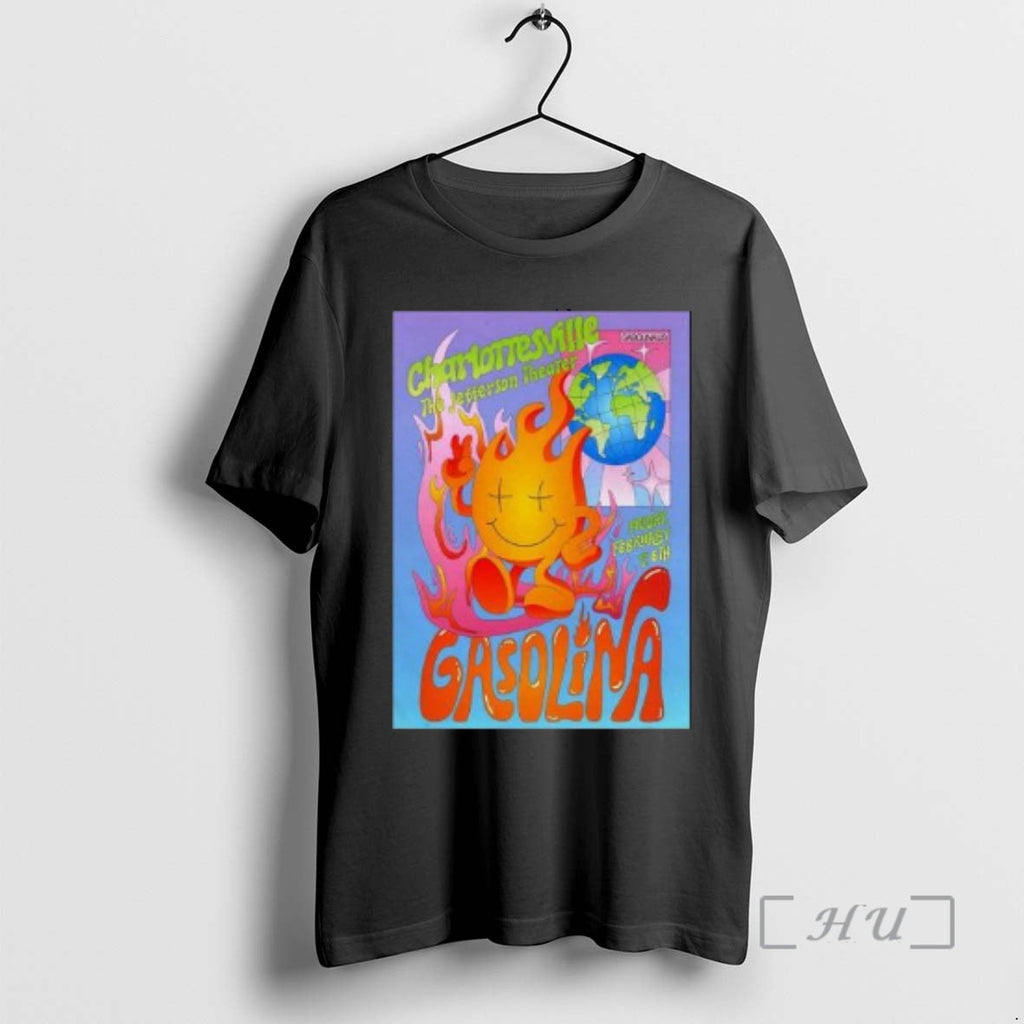 Officials Gasoline Party Feb 6 2026 Charlottesville Va Circle Black T-Shirts, Hoodie, Sweatshirt