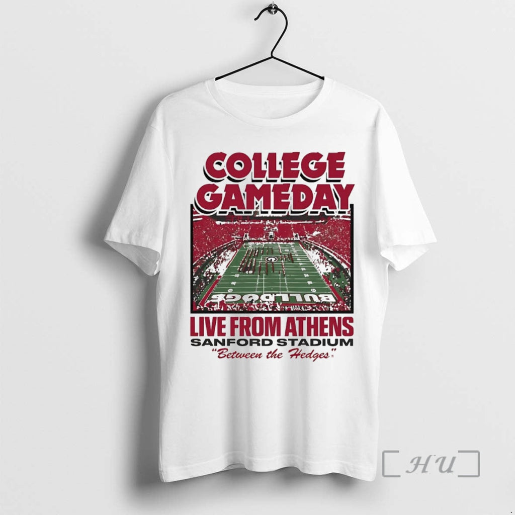 Officials Georgia Bulldogs 2025 College Gameday Live Athens T-Shirts, Hoodie, Sweatshirt