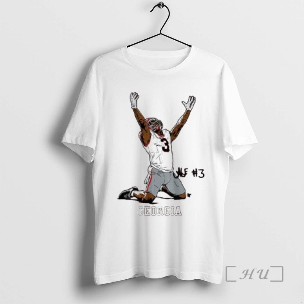 Officials Georgia Football Nate Frazier End Zone Celebration Circle White T-Shirts, Hoodie, Sweatshirt