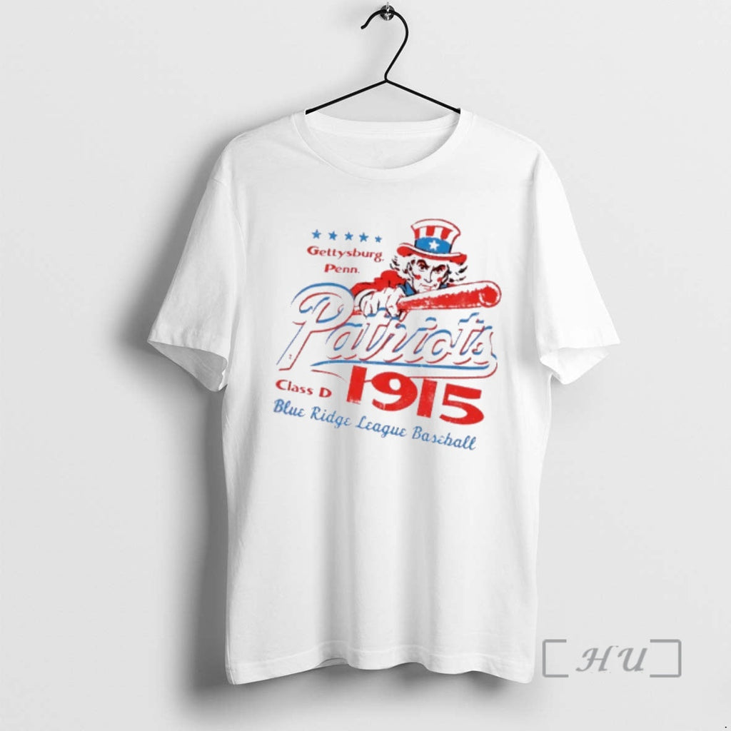 Officials Gettysburg Patriots Pennsylvania Vintage Defunct Baseball Teams T-Shirts, Hoodie, Sweatshirt