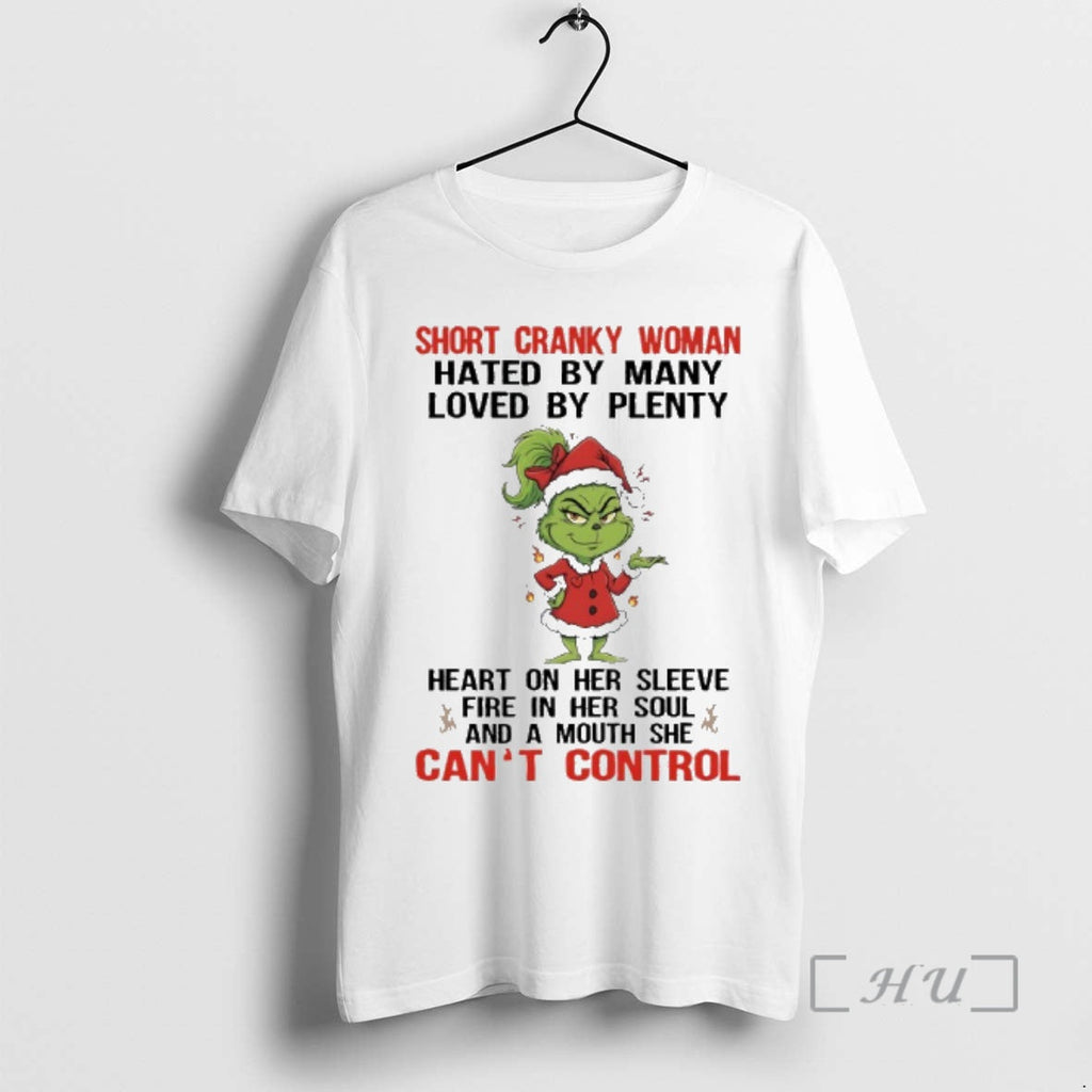 Officials Grinch Santa Short Cranky Woman Hated Many Loved Plenty Heart Her T-Shirts, Hoodie, Sweatshirt