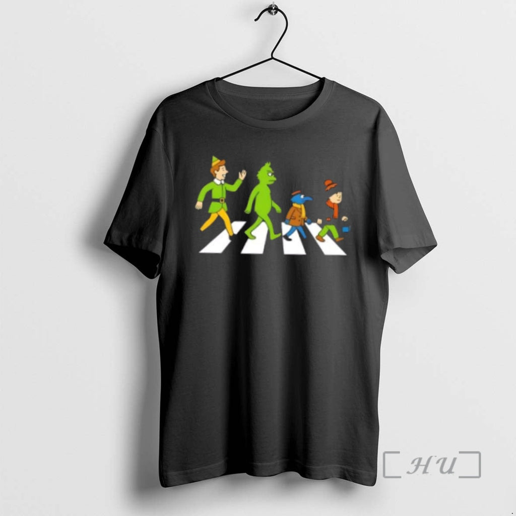 Officials Grinch Friends Abbey Road Movie T-Shirts, Hoodie, Sweatshirt