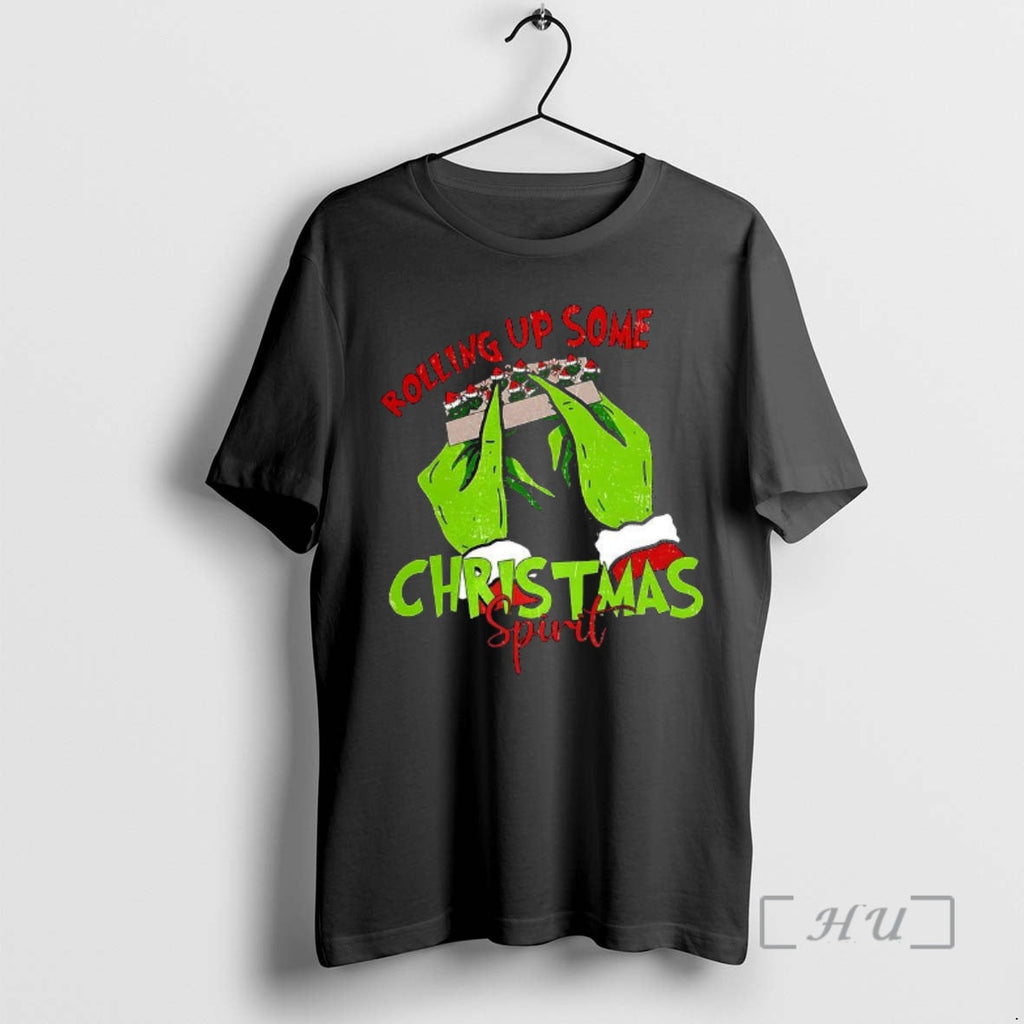 Officials Grinch Hands Rolling Up Some Spirit T-Shirts, Hoodie, Sweatshirt