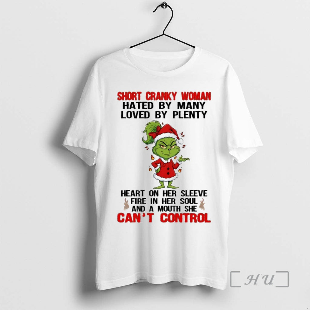Officials Grinch Short Cranky Woman Hated Many Loved Plenty Circle T-Shirts, Hoodie, Sweatshirt