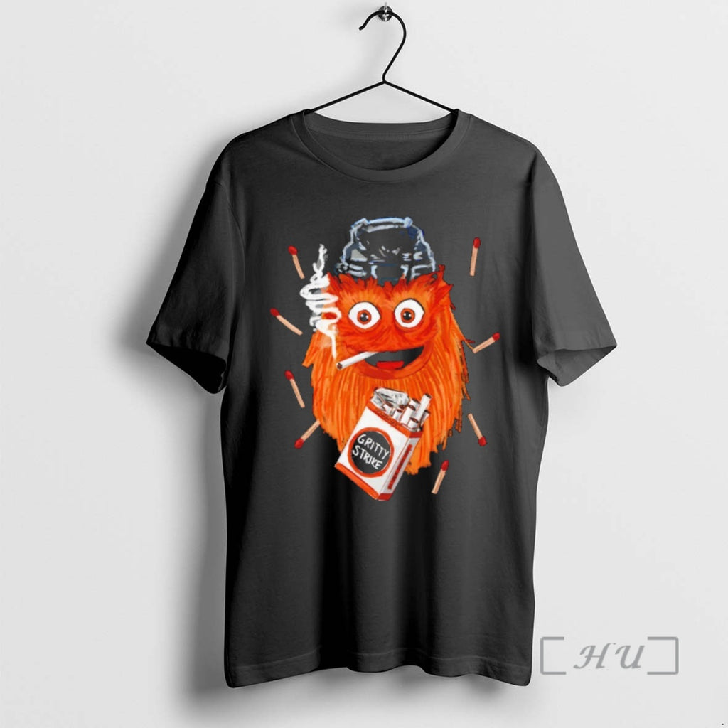 Officials Gritty Smoking Gritty Strike Philadelphia Flyers Hockey Nba
