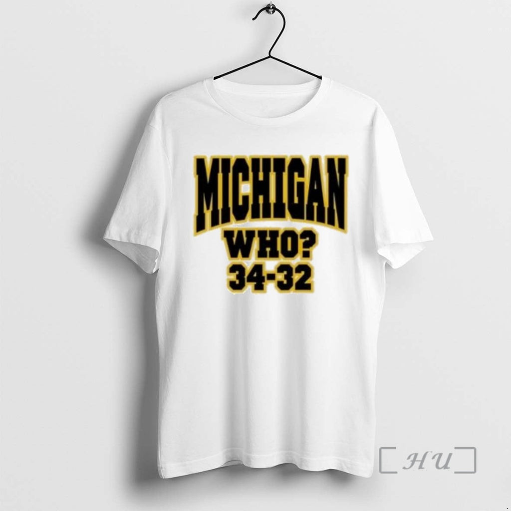 Officials Hannah Montoya Michigan Who 34 32 Circle White T-Shirts, Hoodie, Sweatshirt