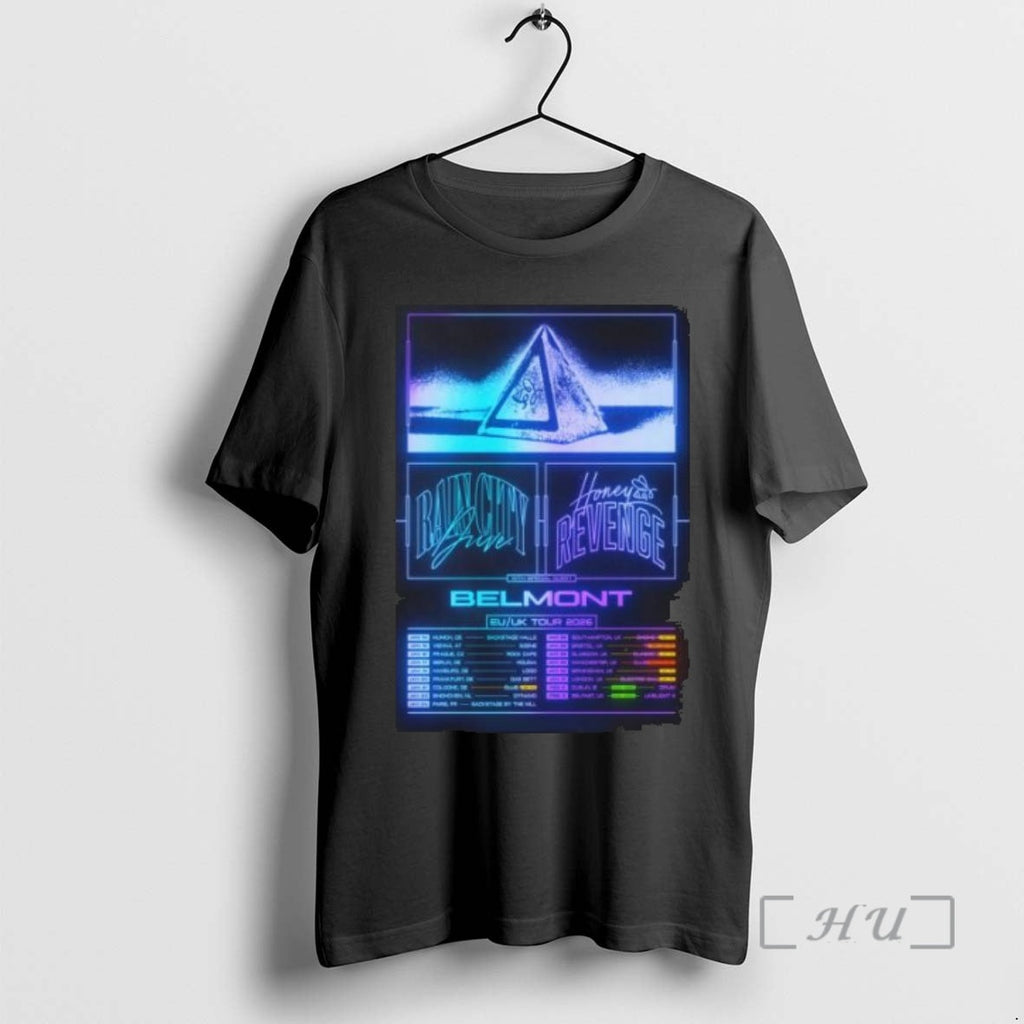 Officials Honey Revenge Rain City Drive Eu Uk Tour 2026 Circle Black T-Shirts, Hoodie, Sweatshirt