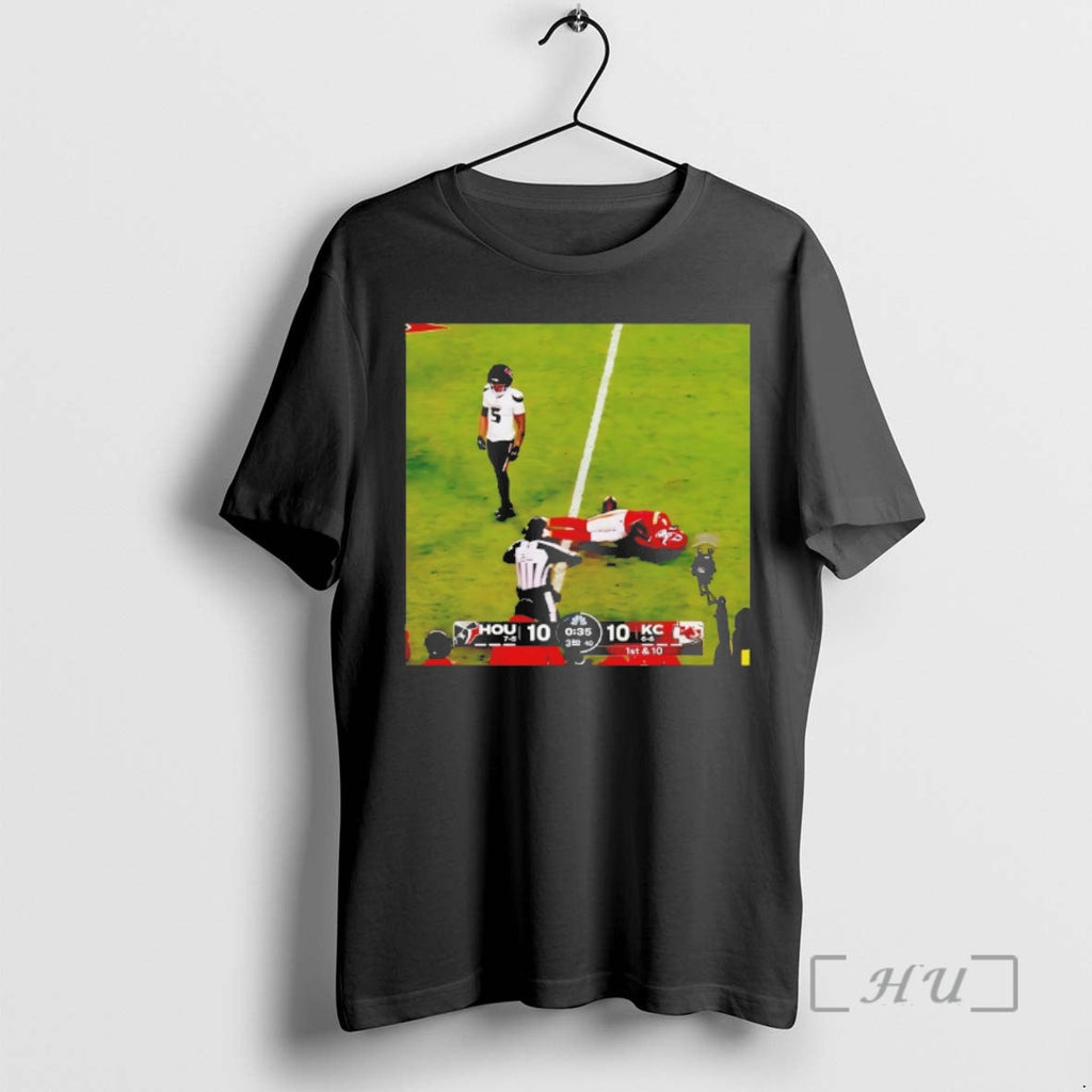 Officials Houston Texans Vs Kansas City Chiefs 1st 10 2025 T-Shirts, Hoodie, Sweatshirt