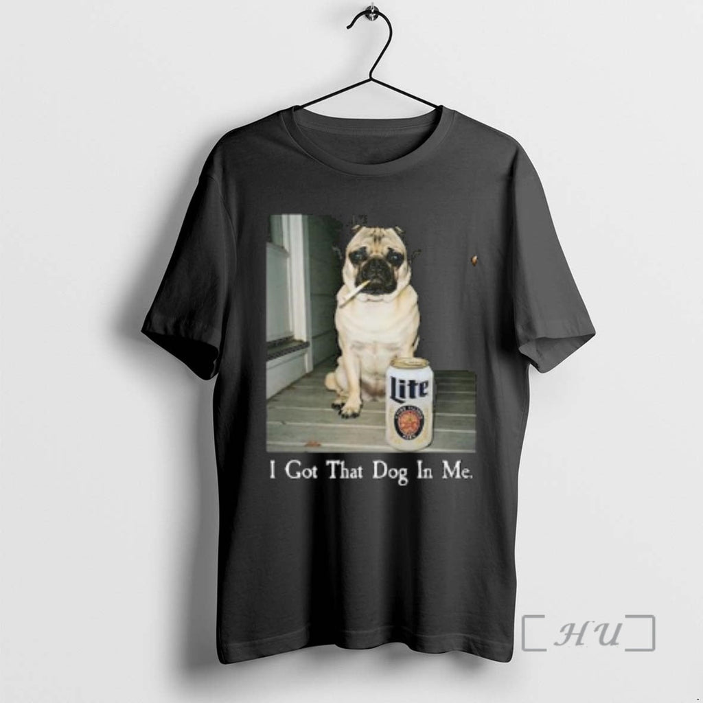 Officials I Got That Dog Me Pug Lite Beer Circle Black T-Shirts, Hoodie, Sweatshirt