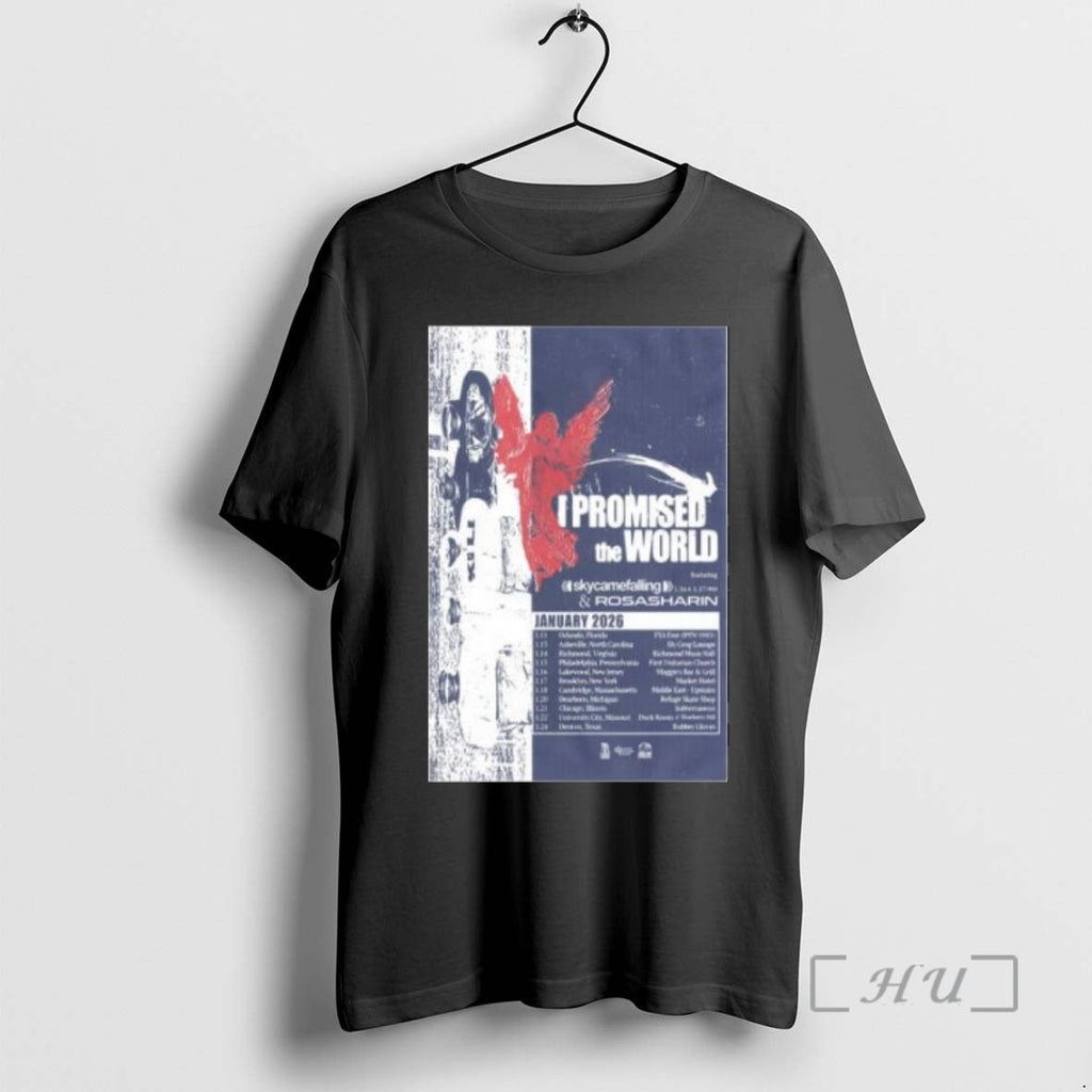 Officials I Promised World January Tour 2026 Circle Black T-Shirts, Hoodie, Sweatshirt