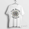 Officials Im Fine This Is Fine Everything Is Fine Lights Circle T-Shirts, Hoodie, Sweatshirt
