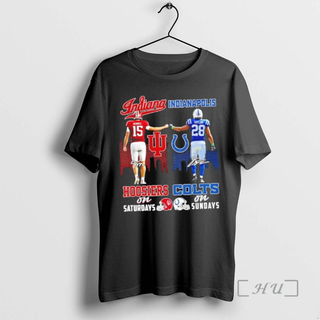 Officials Indiana City Sports Mendoza Hoosiers Saturdays X Taylor Colts Sundays Skyline T-Shirts, Hoodie, Sweatshirt