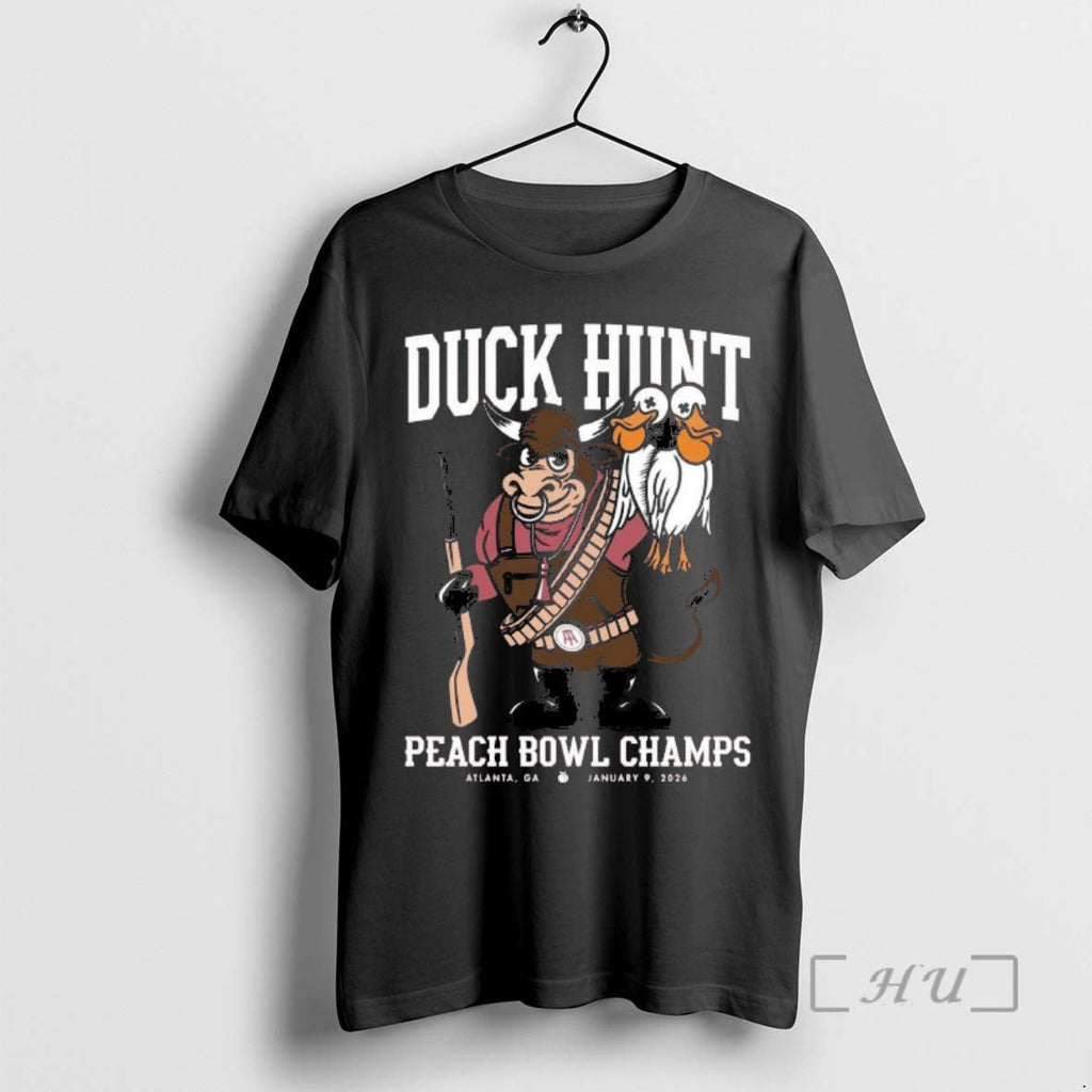 Officials Indiana Duck Hunt Peach Bowl Champs T-Shirts, Hoodie, Sweatshirt