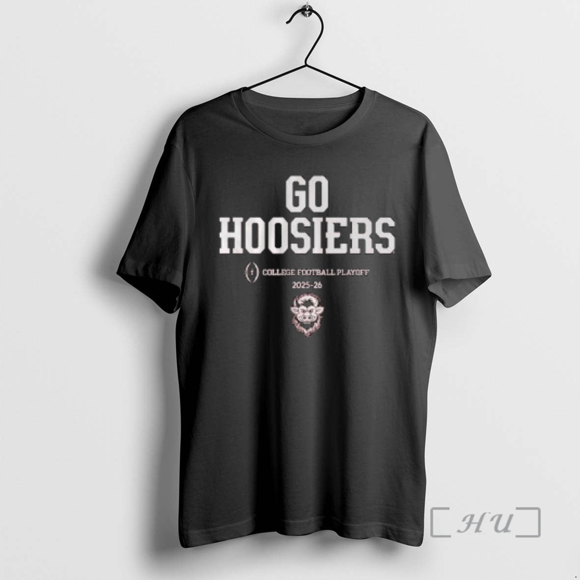 Officials Indiana Football Go Hoosiers 2025 College Football Playoff Team Slogan Circle Black T-Shirts, Hoodie, Sweatshirt
