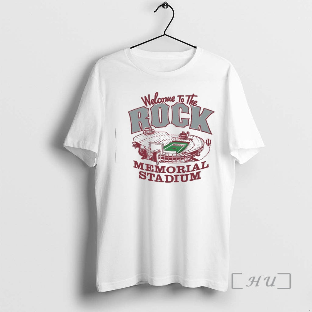 Officials Indiana University Welcome Rock Memorial Stadium T-Shirts, Hoodie, Sweatshirt