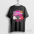 Officials Indiana Vs Miami 2026 Cfp National Championship Bound Sunset Helmets T-Shirts, Hoodie, Sweatshirt