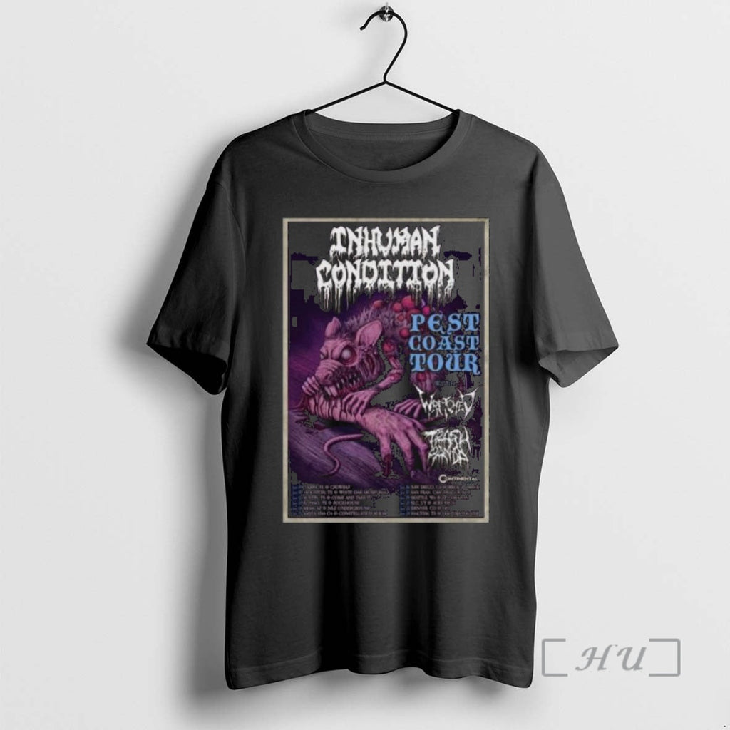 Officials Inhuman Condition Pest Coast Tour 26 Circle Black T-Shirts, Hoodie, Sweatshirt