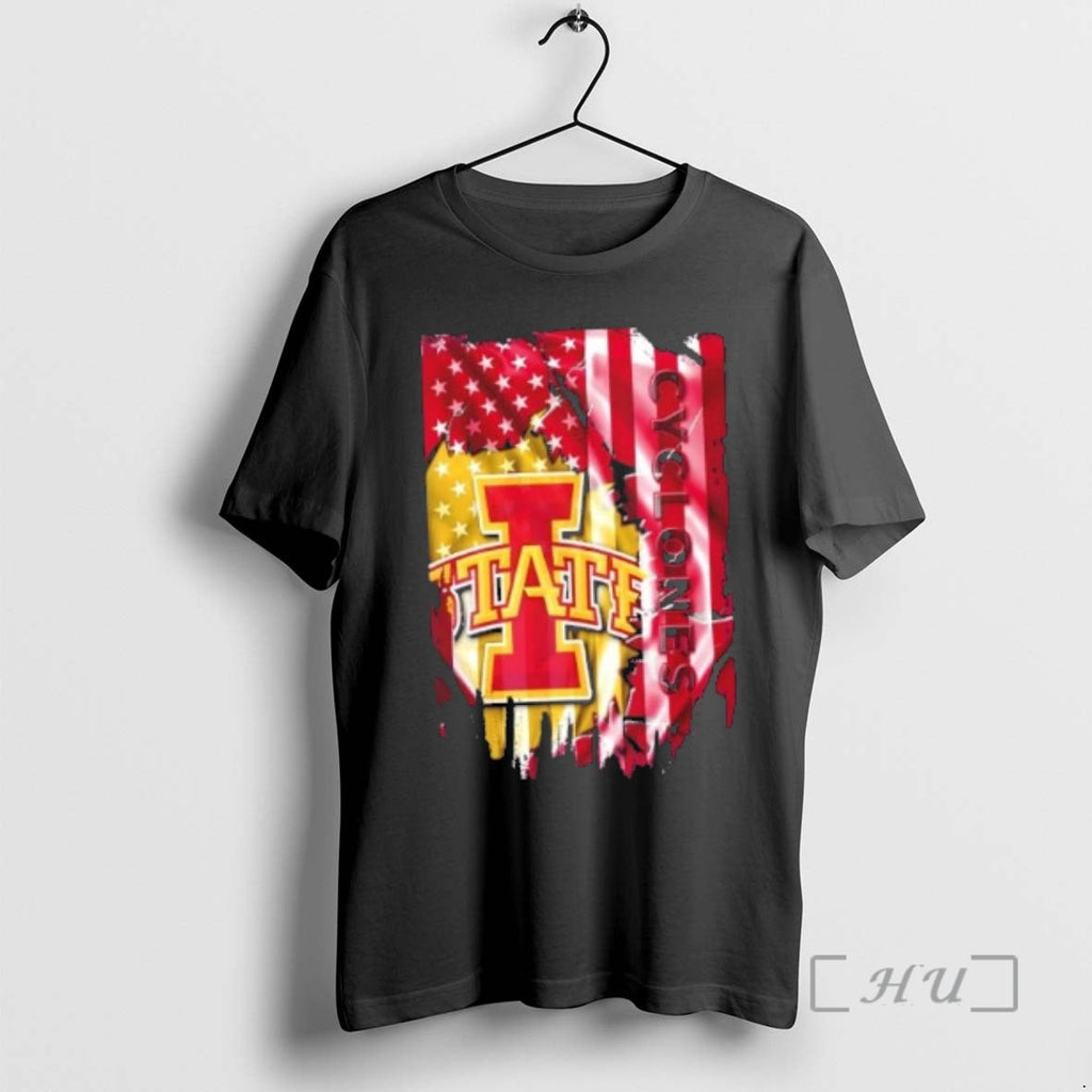 Officials Iowa State Cyclones Football X American Flag T-Shirts, Hoodie, Sweatshirt
