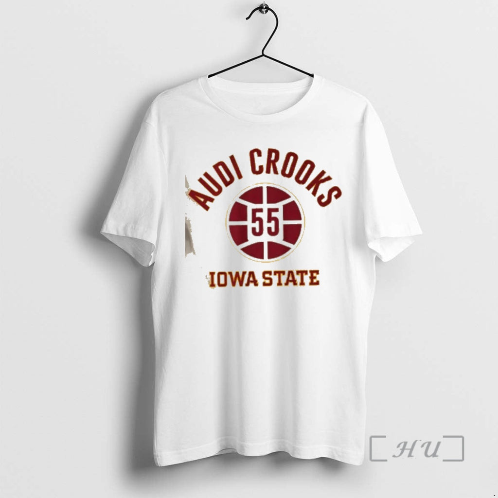 Officials Iowa State Wbb Audi Crooks Name Number Ball 55 T-Shirts, Hoodie, Sweatshirt