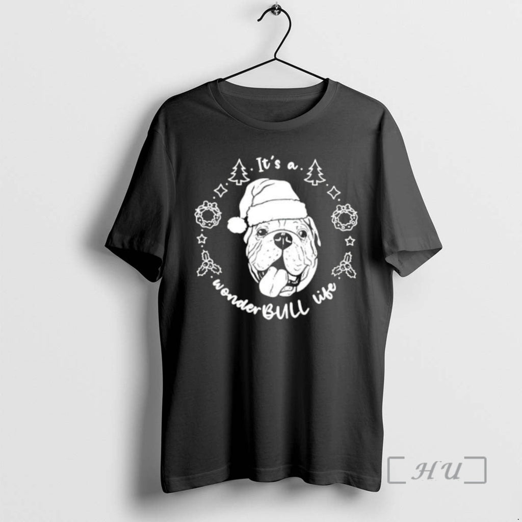 Officials Wonder Bull Life Bulldog Santa T-Shirts, Hoodie, Sweatshirt