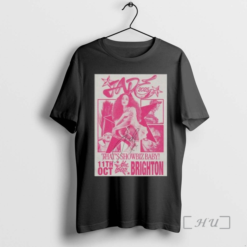 Officials Jade Thats Showbiz Baby Tour Brighton Oct 11 2025 Circle Black T-Shirts, Hoodie, Sweatshirt
