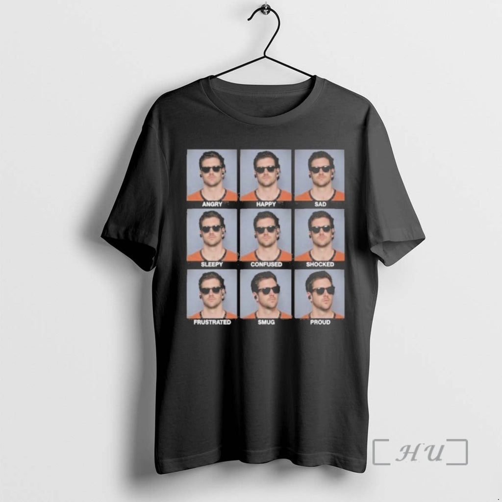 Officials Jarrett Stidham Emotions Angry Happy Sad T-Shirts, Hoodie, Sweatshirt