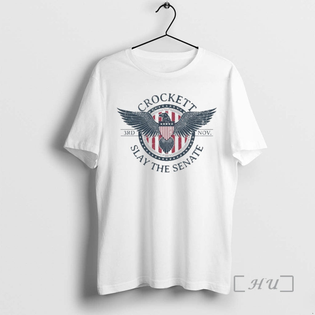 Officials Jasmine Crockett Slay Senate Democrat Election Season Logo T-Shirts, Hoodie, Sweatshirt