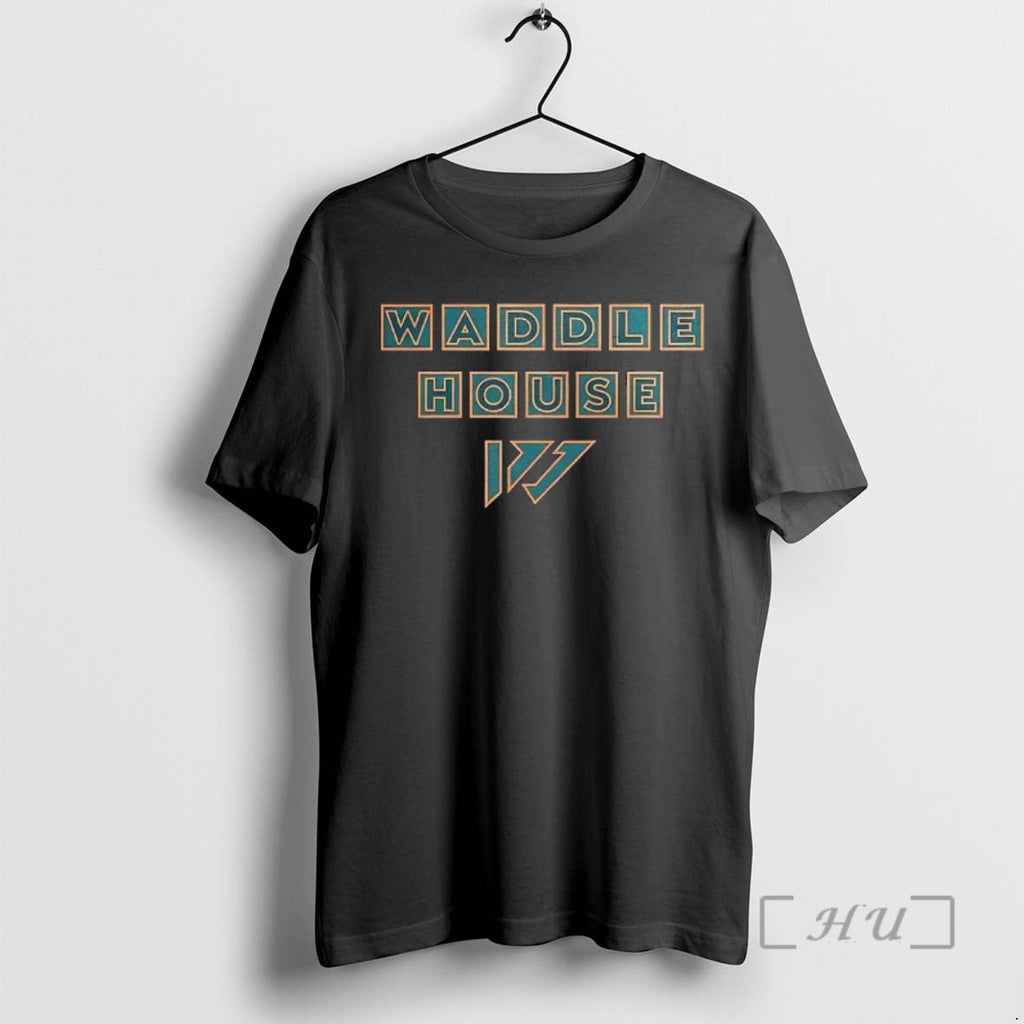 Officials Jaylen Waddle Miami Dolphins Waddle House Logo T-Shirts, Hoodie, Sweatshirt