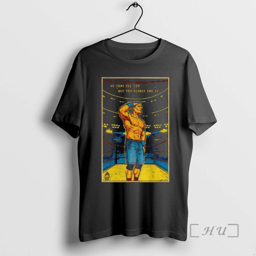 Officials John Cena Retirement We Can See You But You Always Saw Us T-Shirts, Hoodie, Sweatshirt