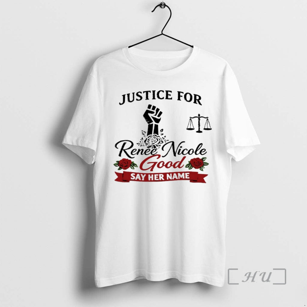 Officials Justice Renee Nicole Good Say Her Name 2026 Circle T-Shirts, Hoodie, Sweatshirt