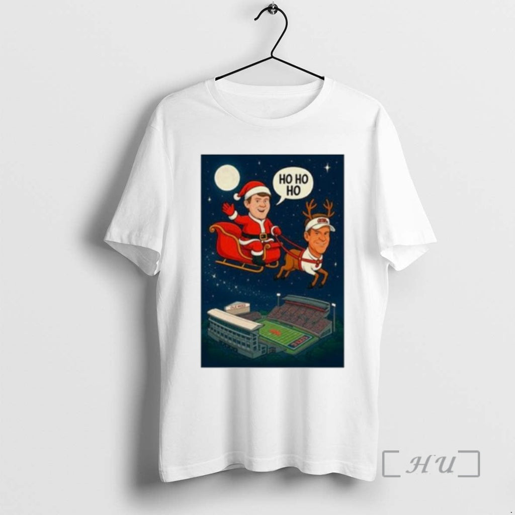 Officials Lane Kiffin Santa Ho Ho Ho Ole Miss Stadium Ornaments T-Shirts, Hoodie, Sweatshirt