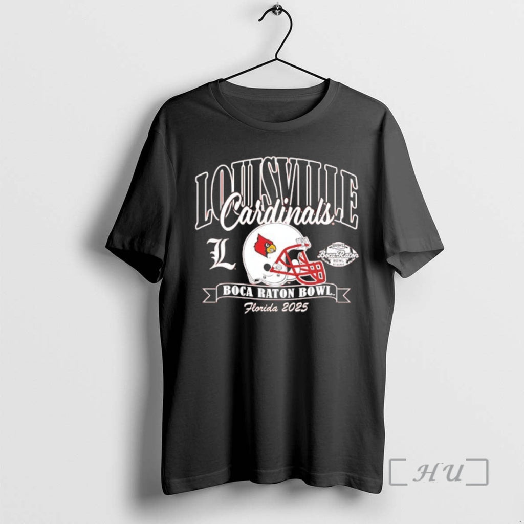 Officials Louisville Cardinals Football 2025 Boca Raton Bowl Bound T-Shirts, Hoodie, Sweatshirt
